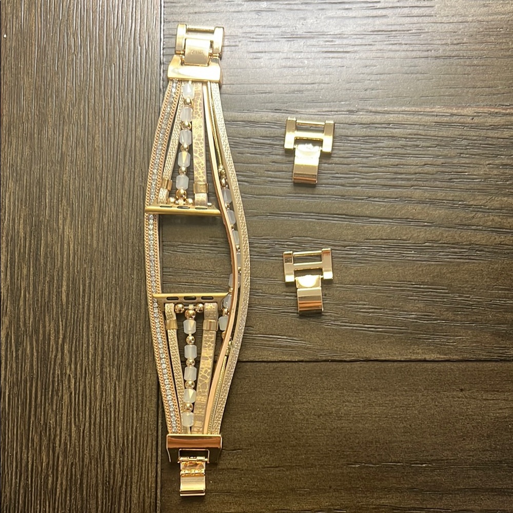 Elegant Gold and Silver Bracelet